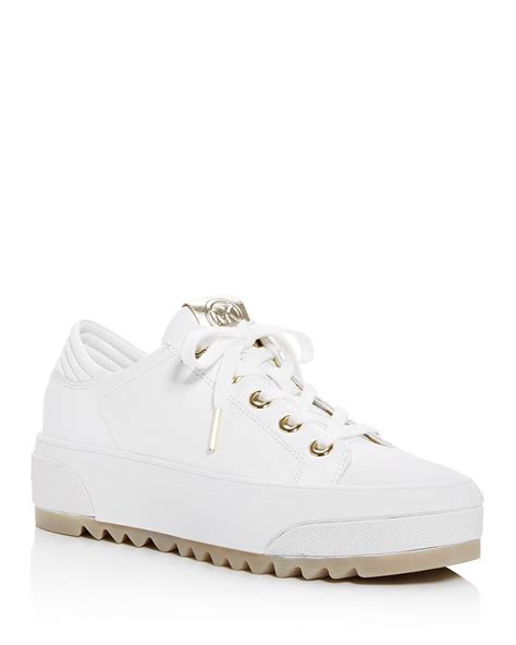 michael kors keegan platform sneakers|platform michael kors sneakers women.